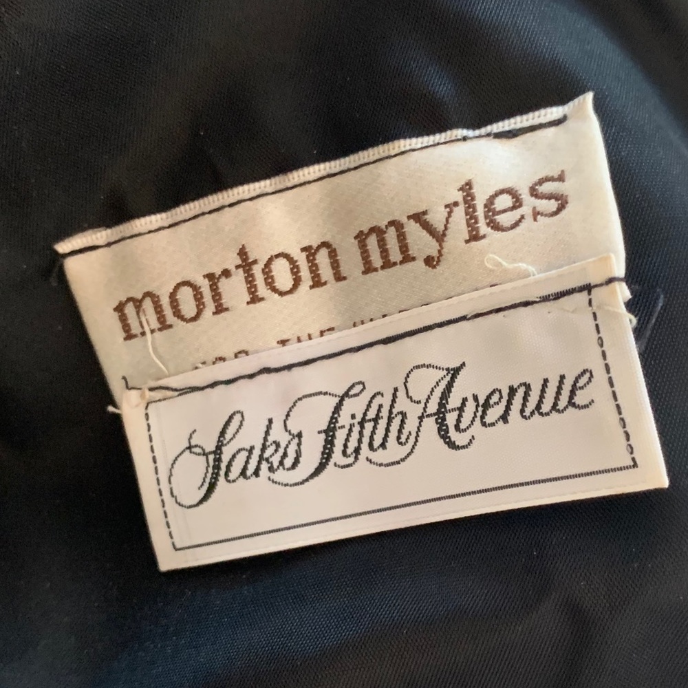 3X “HOST PICK” Vintage Morton Myles Black Velvet Gown - Picture 6 of 8